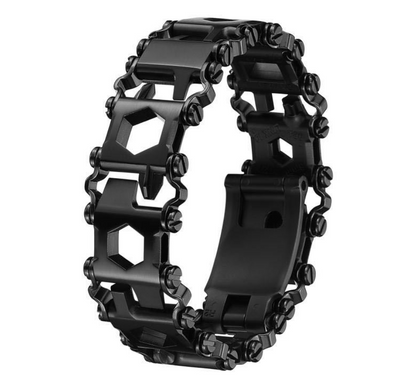 Skorter | 29-in-1 Multifunctional Stainless Steel Watch Strap/Bracelet, with 29 Hidden Practical Tools, for Sailing, Travel, Camping & Hiking