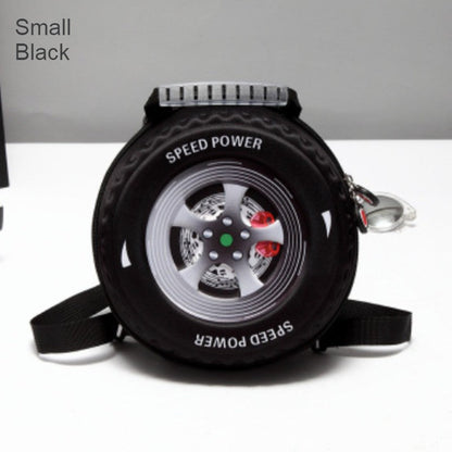 Skorter | Cool 3D Racing Car Tire Backpack, for Preschool & Kindergarten, Boys & Girls