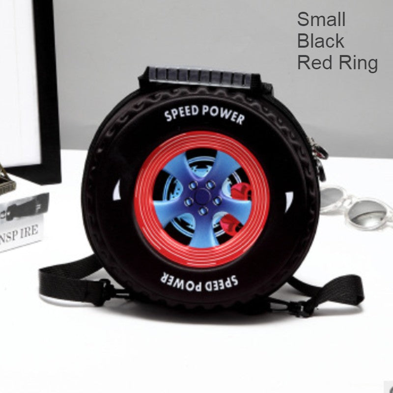 Skorter | Cool 3D Racing Car Tire Backpack, for Preschool & Kindergarten, Boys & Girls
