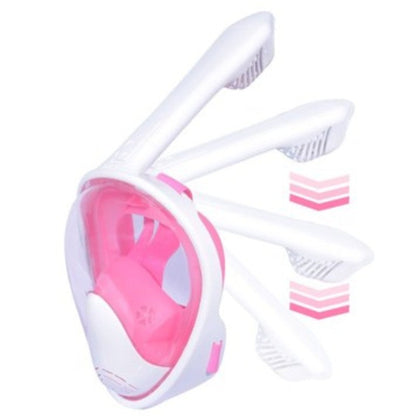 Skorter | Foldable Full Face Snorkel Mask, with 180 Degree Panoramic Viewing, Anti-Fog & Anti-Leak Design, for Kids and Adults (1 pc)