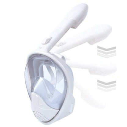 Skorter | Foldable Full Face Snorkel Mask, with 180 Degree Panoramic Viewing, Anti-Fog & Anti-Leak Design, for Kids and Adults (1 pc)