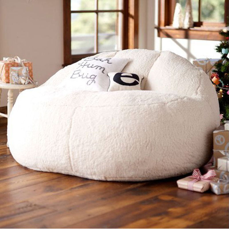Skorter | New Bean Bag Sofa Bed Pouf COVER No Fill Stuffed Giant Bean Bag Ottoman Lounge Chair Tatami Futon Floor Seat Cover