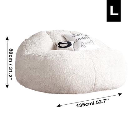 Skorter | New Bean Bag Sofa Bed Pouf COVER No Fill Stuffed Giant Bean Bag Ottoman Lounge Chair Tatami Futon Floor Seat Cover