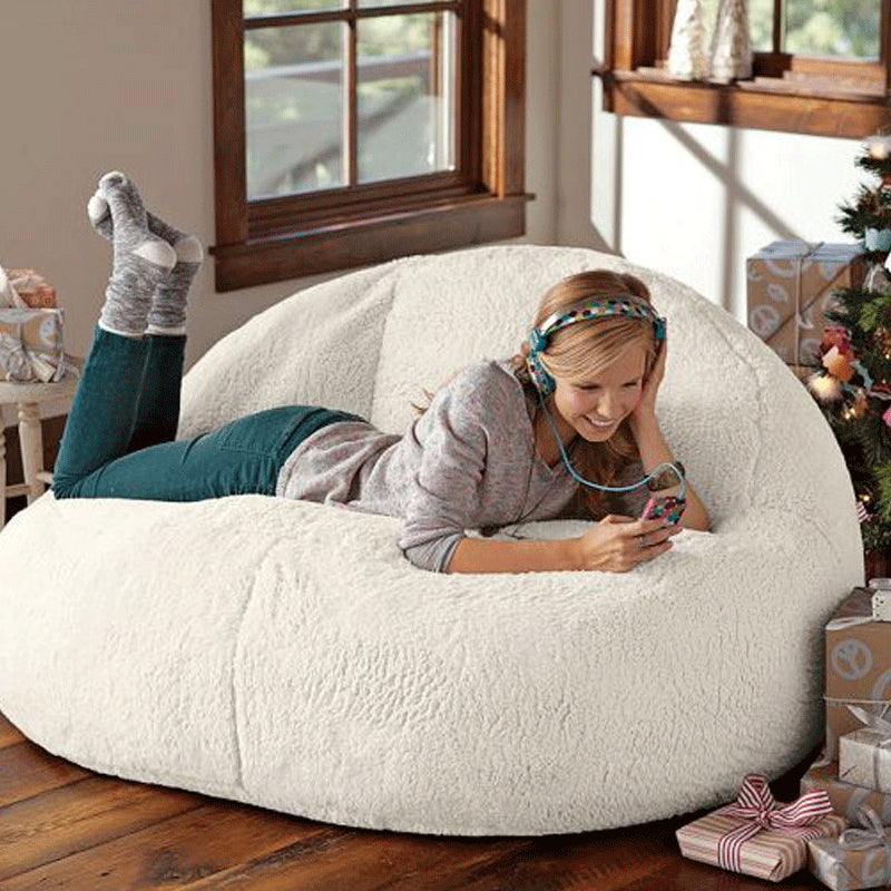 Skorter | New Bean Bag Sofa Bed Pouf COVER No Fill Stuffed Giant Bean Bag Ottoman Lounge Chair Tatami Futon Floor Seat Cover