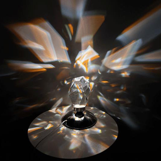 Skorter | LuxorLite Diamond Crystal LED Table Lamp | Luxurious Mood Light | 3 or 16 Color Change | Wireless Night Light