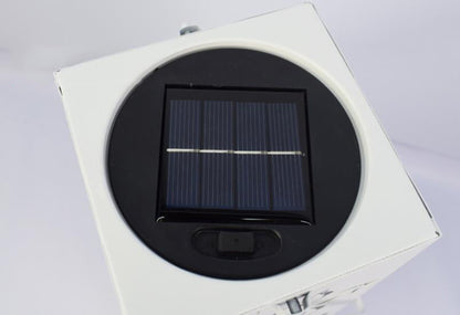 Skorter | Solar Butterfly Rose Pattern Hollow Column LED Outdoor Waterproof Decorative Lamp