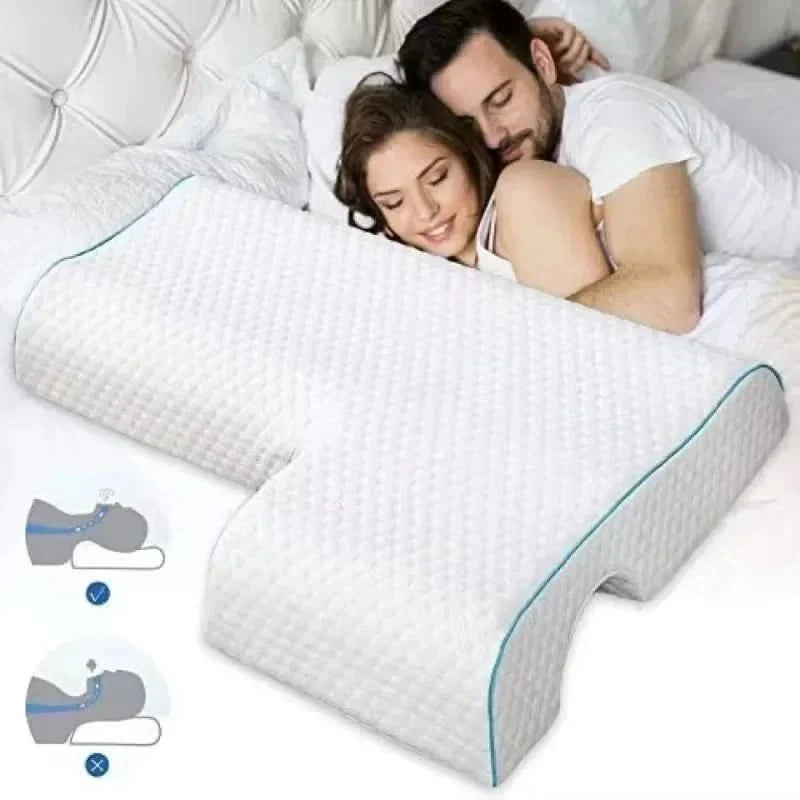 Skorter | CouplePillow – Memory Foam Pillow for Comfortable Cuddling