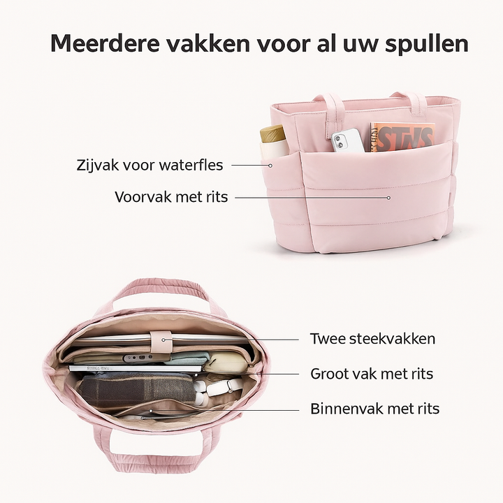 Skorter | DraagMeega Lyxig Dagryggsäck – Lätt, Vadderad &amp; Mångsidig för Varje Dag