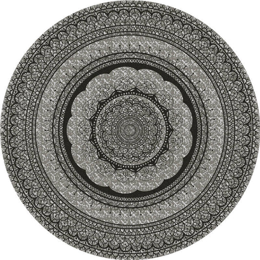 Skorter | Exotic Moroccan Carpet Multicolored Floral Pattern Rug Non-Slip Pet-Friendly Stain-Resistant Rug for Home