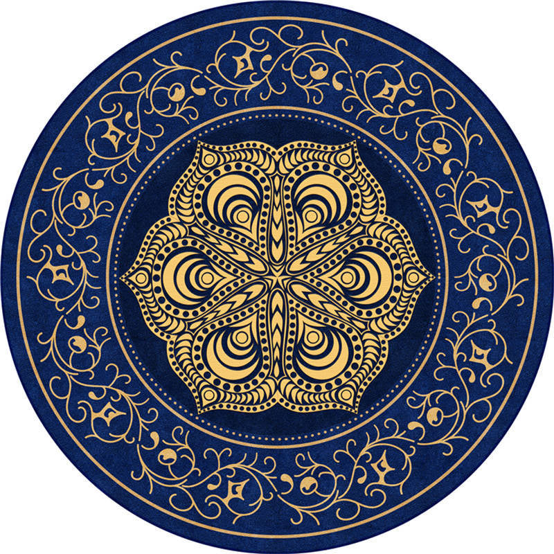 Skorter | Exotic Moroccan Carpet Multicolored Floral Pattern Rug Non-Slip Pet-Friendly Stain-Resistant Rug for Home