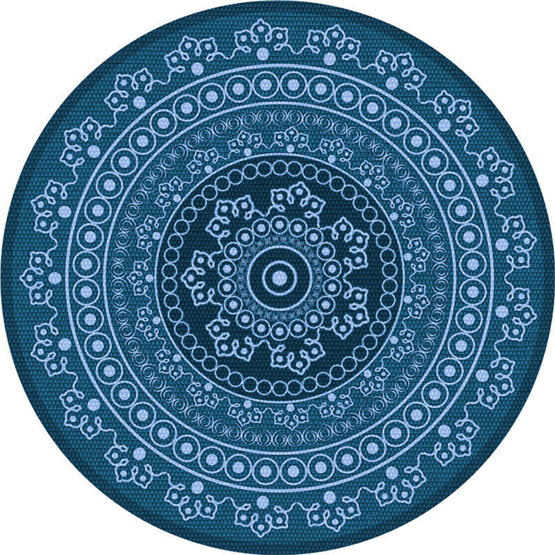 Skorter | Exotic Moroccan Carpet Multicolored Floral Pattern Rug Non-Slip Pet-Friendly Stain-Resistant Rug for Home