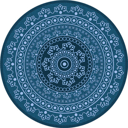 Skorter | Exotic Moroccan Carpet Multicolored Floral Pattern Rug Non-Slip Pet-Friendly Stain-Resistant Rug for Home