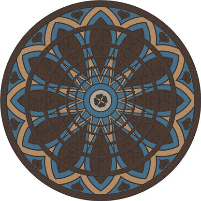 Skorter | Exotic Moroccan Carpet Multicolored Floral Pattern Rug Non-Slip Pet-Friendly Stain-Resistant Rug for Home