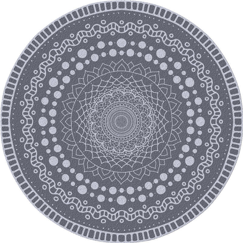 Skorter | Exotic Moroccan Carpet Multicolored Floral Pattern Rug Non-Slip Pet-Friendly Stain-Resistant Rug for Home