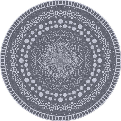 Skorter | Exotic Moroccan Carpet Multicolored Floral Pattern Rug Non-Slip Pet-Friendly Stain-Resistant Rug for Home