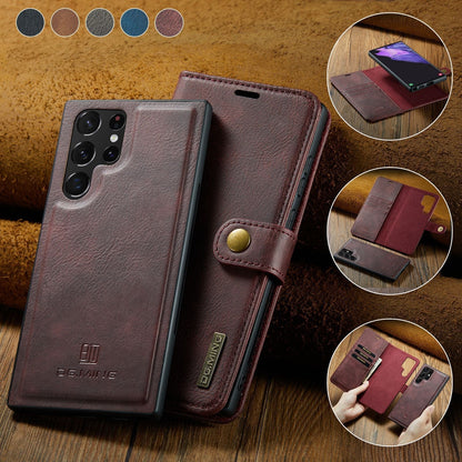 Skorter | 2 in 1 removable flip leather case for Samsung Galaxy