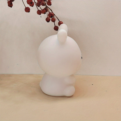 Skorter | BunnyBright - Large Head Rabbit LED Table Lamp with Battery Operation and Anime Design