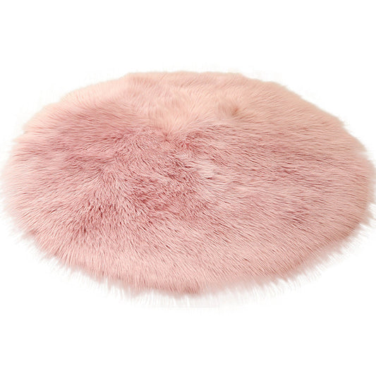 Skorter | Comfort Girls' Room Foot Mat Multicolor Plain Rug Shag Pet Friendly Machine Washable Non-Slip Rug