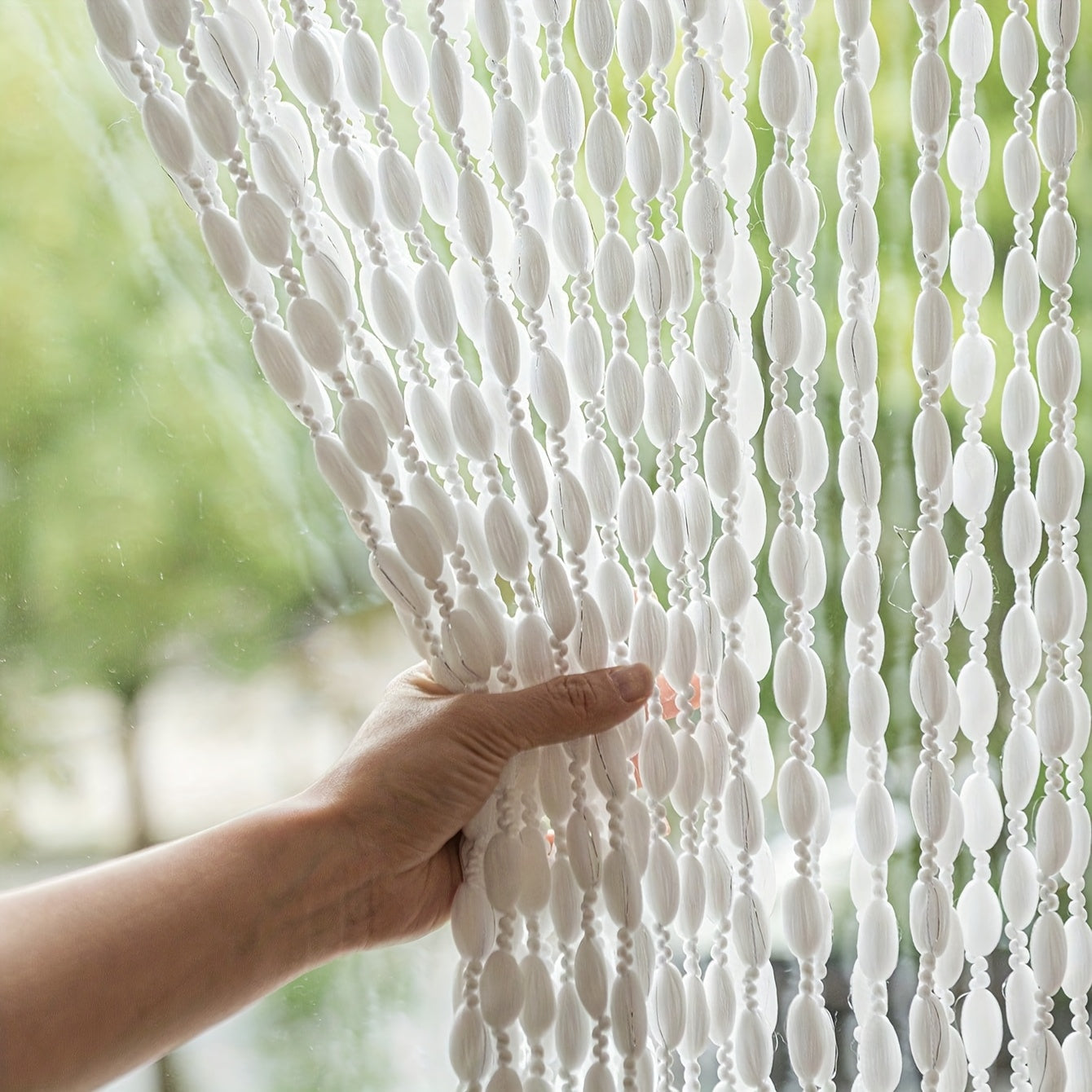 Skorter | BohoDream Bed Canopy with Beads for Bedroom or Play Corner