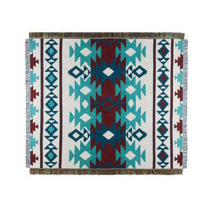Skorter | National Style woven Casual Blanket Fabric Blanket Cover Blanket