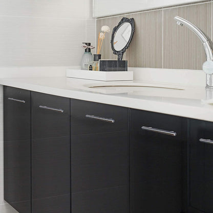 Skorter | Brushed Nickel Modern Stainless Steel Drawer Hardware T-Bar Handles