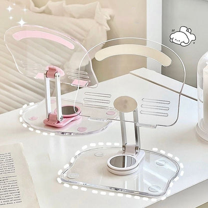 Skorter | Folding transparent acrylic tablet stand