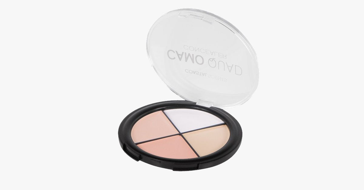 Skorter | Camo Quad Concealer Palettes for perfect coverage - Compact and practical with 4 shades in one palette