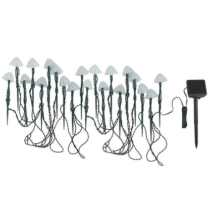 Skorter | LED Solar String Lights Ground Stake Mushroom Lights