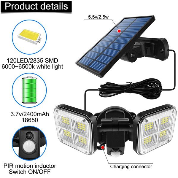 Skorter | 20W Super Bright Solar Light 120 LED IP65 Waterproof