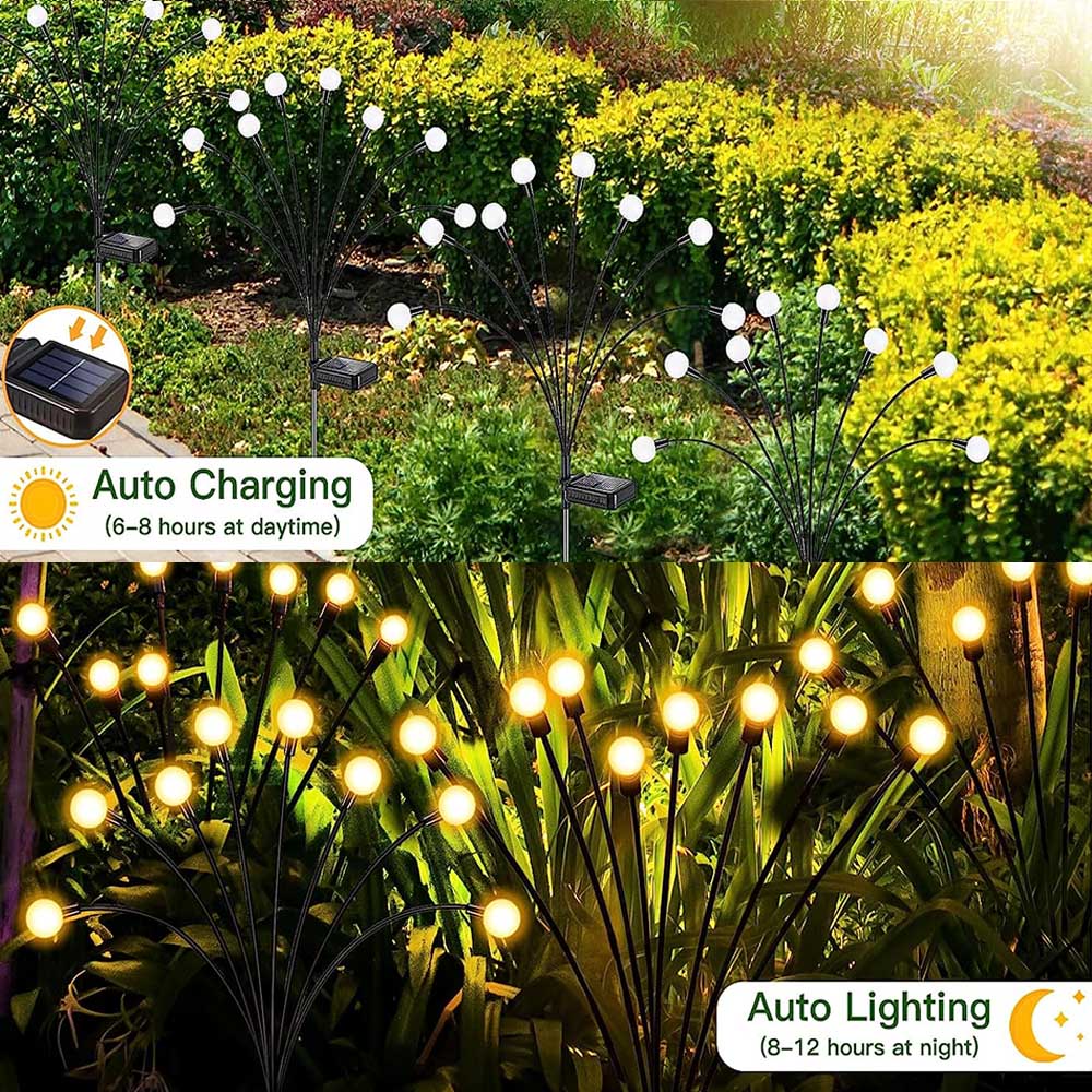 (2+1 FREE) Firefly Glow: Solar Garden Ambiance Light