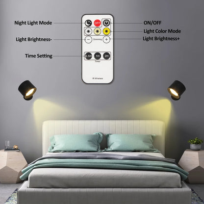 Skorter | Touch Controlled LED Wall Lamp Rechargeable
