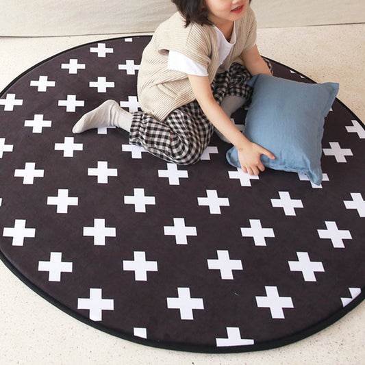 Skorter | Cartoon Children Room Carpet Multicolored Animal Carpet Cotton Pet-friendly Machine Washable Indoor Carpet