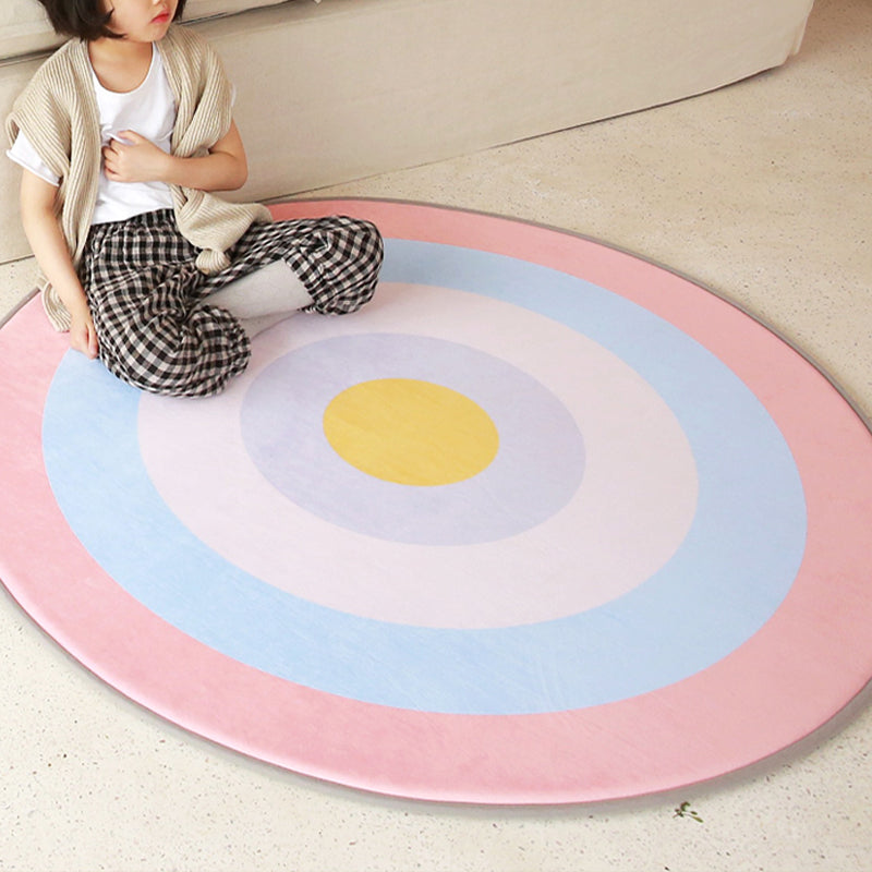 Skorter | Cartoon Children Room Carpet Multicolored Animal Carpet Cotton Pet-friendly Machine Washable Indoor Carpet