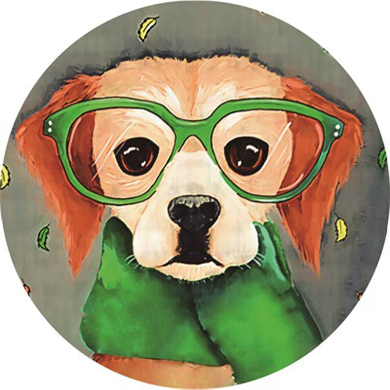 Skorter | Children's furniture Animal rug Multicolored polypropylene fabric Washable pet-friendly non-slip rug for children's room