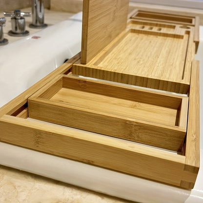 Skorter | Bamboo Bathtub Tray - For Ultimate Relaxation