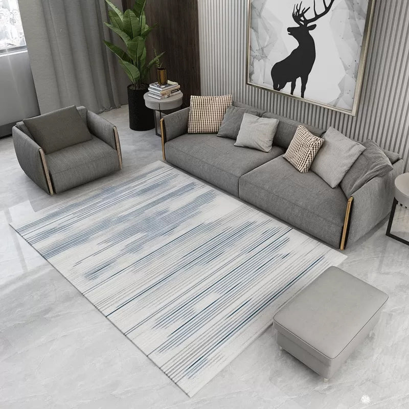 Skorter | Contemporary Abstract Pattern Carpet Multicolor Polypropylene Carpet Non-Slip Pet Friendly Stain Resistant Carpet for Large Room