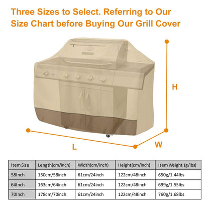 Skorter | 210D Waterproof Outdoor BBQ Grill Cover