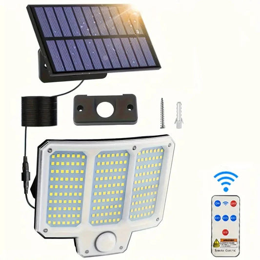 Skorter | 210LED Super Bright Motion Sensor Solar Strong Power LED Garden Wall Lamp
