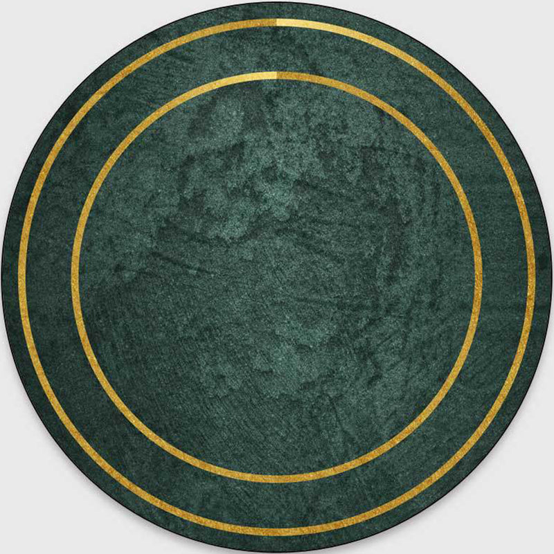 Skorter | Glam Mid-Century Rug Multicolor Marble Look Rug Pet Friendly Stain Resistant Non-Slip Back Rug for Living Room