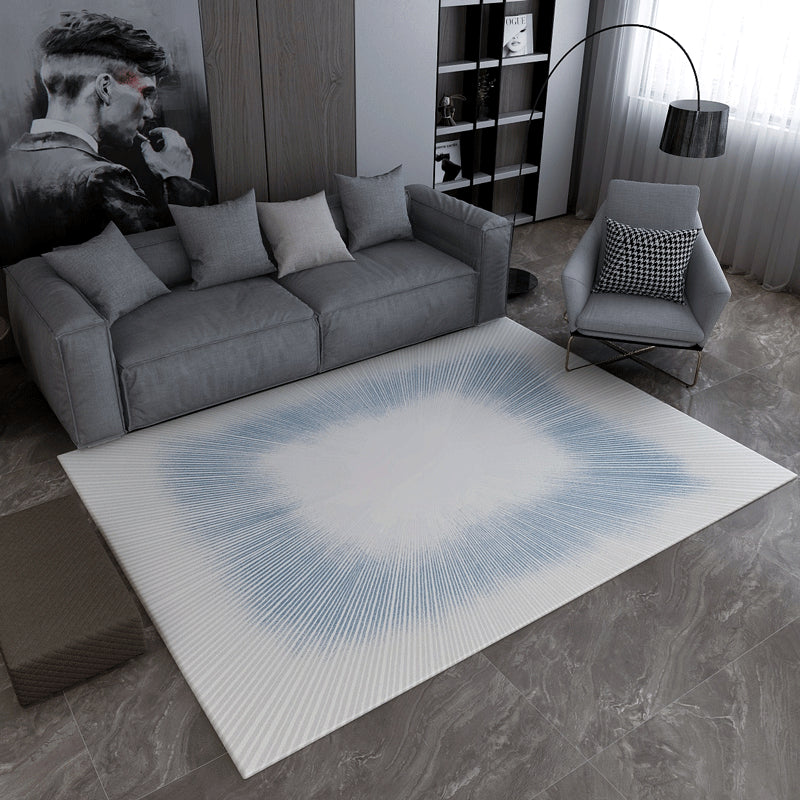 Skorter | Contemporary Abstract Pattern Carpet Multicolor Polypropylene Carpet Non-Slip Pet Friendly Stain Resistant Carpet for Large Room