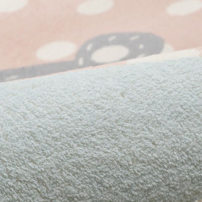 Skorter | Babyish Multicolor Animal Rug Cotton Cartoon Rug Washable Non-Slip Stain-Resistant Rug for Kids