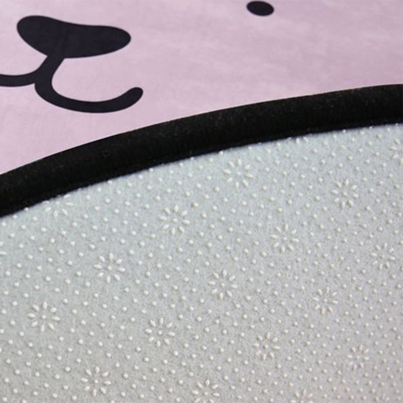 Skorter | Multi-Color Tiered Rug Cotton Children Style Carpet Easy Care Non-Slip Back Carpet for Playroom