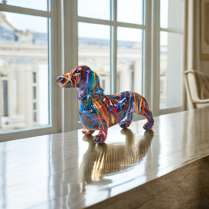 Skorter | Dachshund Delight – Colourful Dachshund Ornament for a Playful Touch at Home