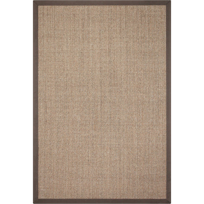 Skorter | Brown Living Room Carpet Country Landscape Simple Carpet Sisal Non-slip Pet Friendly Washable Area Rug
