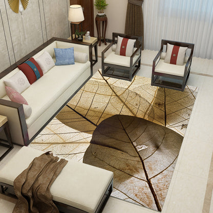 Skorter | Beautiful Multi Color Chinese Carpet Synthetic Floral Print Area Rug Machine Washable Anti-Slip Back Pet Friendly Rug for the Living Room