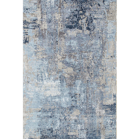 Skorter | Cyberpunk Home Rug Multicolor Distressed Look Rug Polypropylene Non-Slip Stain Resistant Washable Area Rug