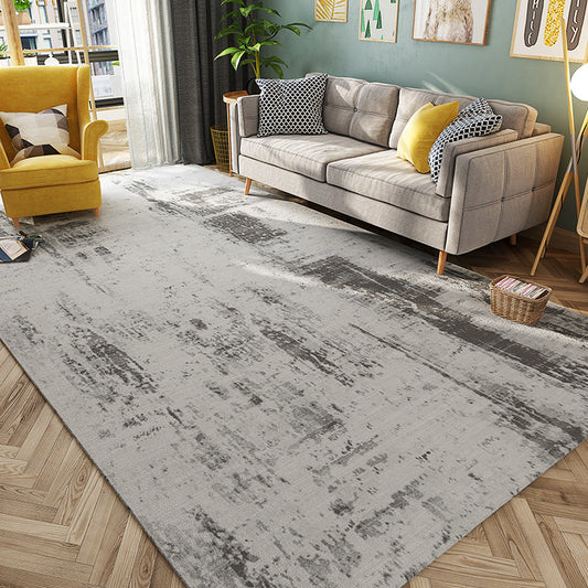 Skorter | Cyberpunk Rusty Look Area Rug Multi Color Polypropylene Rug Stain Resistant Non-Slip Washable Area Carpet for Guest Room