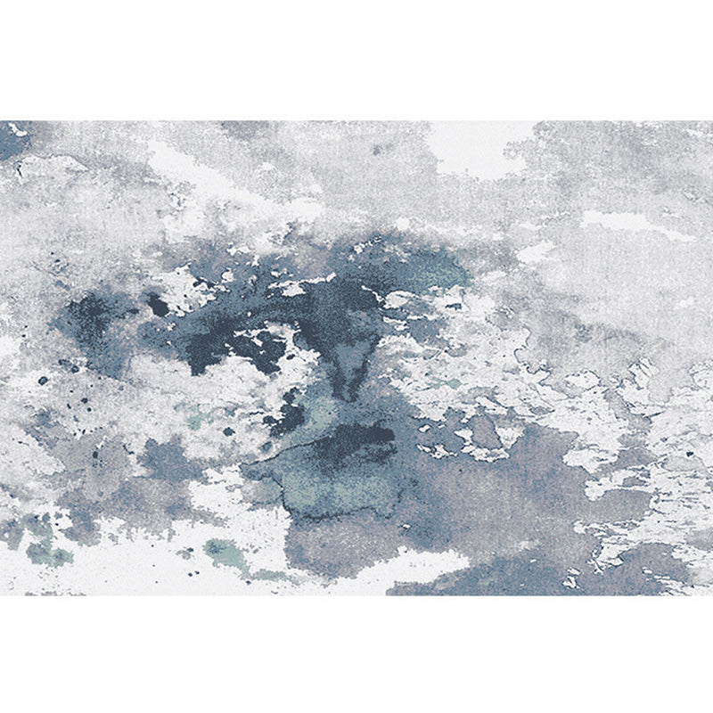 Skorter | Cyberpunk Rusty Look Area Rug Multi Color Polypropylene Rug Stain Resistant Non-Slip Washable Area Carpet for Guest Room