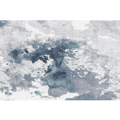 Skorter | Cyberpunk Rusty Look Area Rug Multi Color Polypropylene Rug Stain Resistant Non-Slip Washable Area Carpet for Guest Room