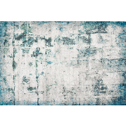 Skorter | Cyberpunk Rusty Look Area Rug Multi Color Polypropylene Rug Stain Resistant Non-Slip Washable Area Carpet for Guest Room